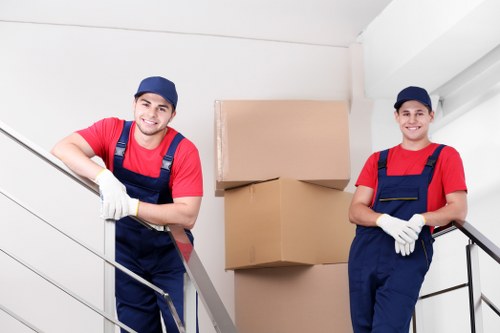 Moving truck service in Sutton navigating city streets
