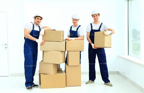 Professional movers coordinating logistics for a seamless home move in Sutton