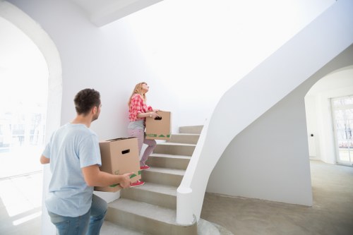 Team of experts executing a commercial move in a dynamic Sutton office